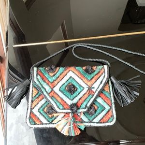 Woven Raffia IbBan Bag